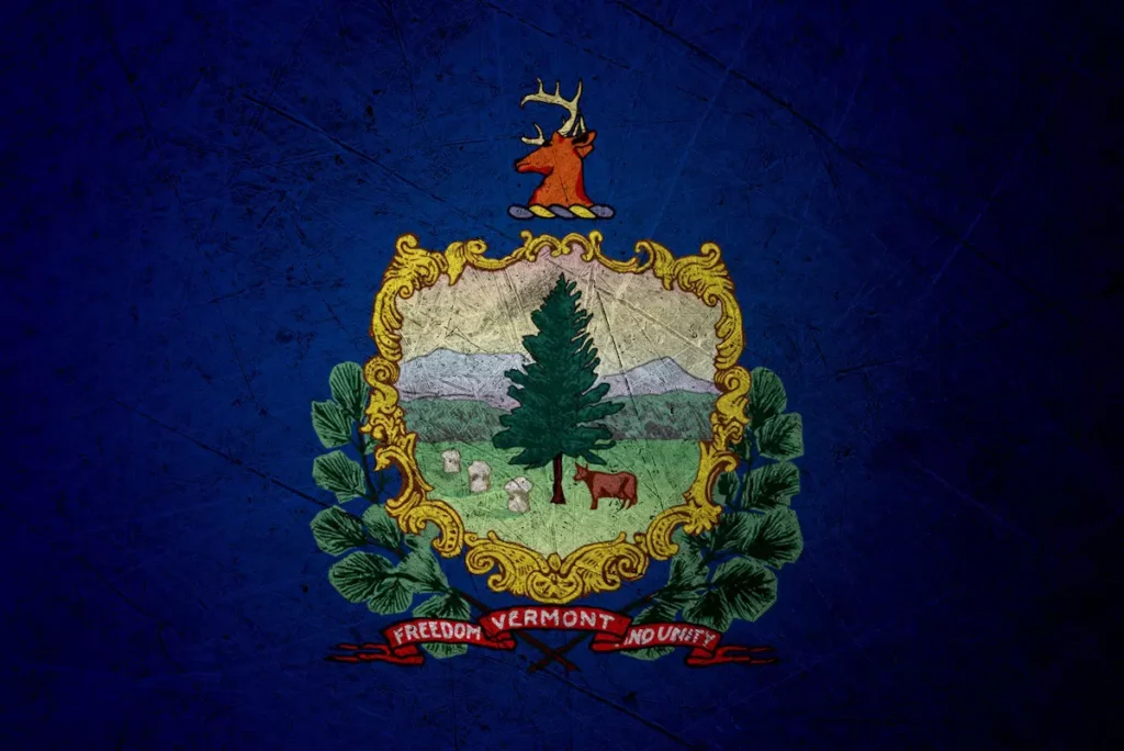 Flag of Vermont shield