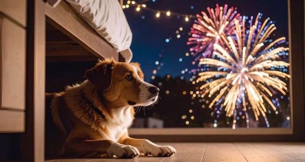 Dogs Protesting Fireworks Protect Pets from Fireworks During Celebrations